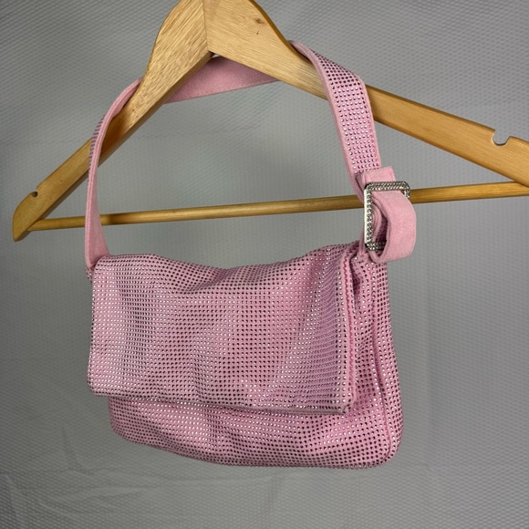 Bling Crystal Rhinestone Bag Brooklyn Shoulder Bag - Picture 2 of 7